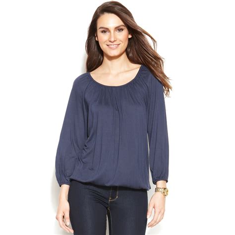 ebay michael kors navy cape top open sleeves|Michael Kors Collection Tops for Women for sale .